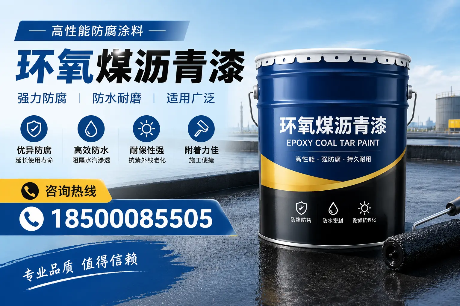 环氧煤沥青漆的主要成分与功能，潍坊用户深度了解